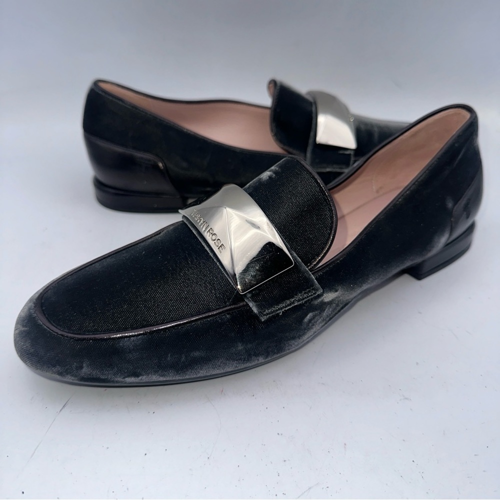 Tarry Rose Elena Velvet Loafer size 8.5 Excellent condition